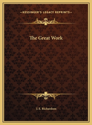The Great Work 1169779905 Book Cover