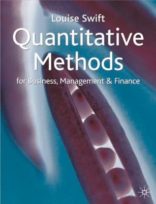 Quantitative Methods for Business, Management a... 0333920767 Book Cover