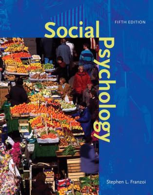 Social Psychology by Stephen L. Franzoi, 5th fi... B00565Y6QI Book Cover