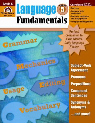 Language Fundamentals, Grade 5 1596731656 Book Cover