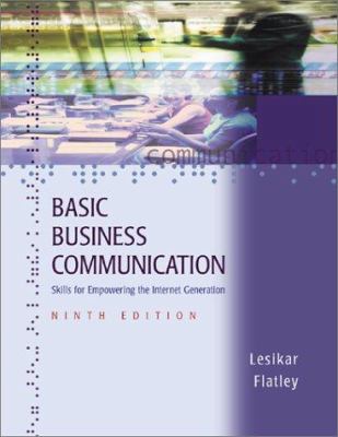 Basic Business Communication: Skills For Empowe... 0072493941 Book Cover