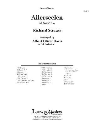 Allerseelen: Conductor Score 1628761997 Book Cover