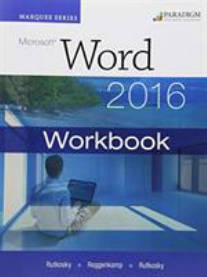 Marq Word 2016 Workbook 0763871370 Book Cover