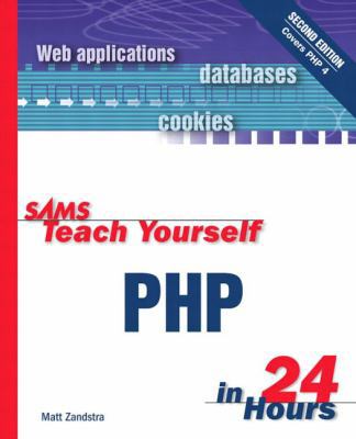 Sams Teach Yourself PHP in 24 Hours 0672323117 Book Cover