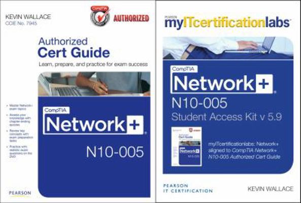 CompTIA Network+ N10-005 Cert Guide with MyITCe... 0789751119 Book Cover