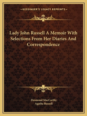 Lady John Russell A Memoir With Selections From... 1162670061 Book Cover