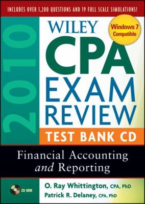Wiley CPA Exam Review 2010 Test Bank CD: Financ... 047045346X Book Cover