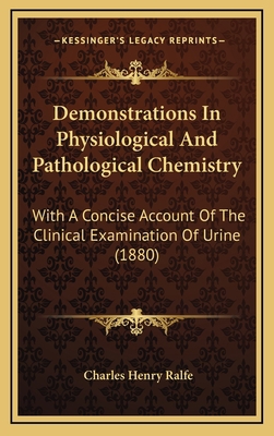 Demonstrations in Physiological and Pathologica... 1164706896 Book Cover