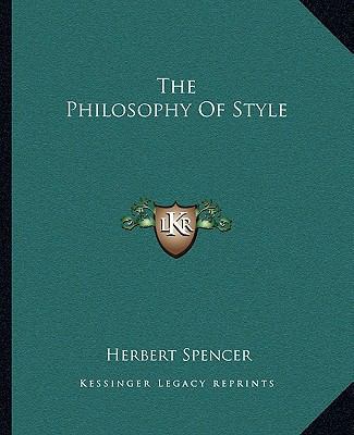 The Philosophy Of Style 1162704608 Book Cover
