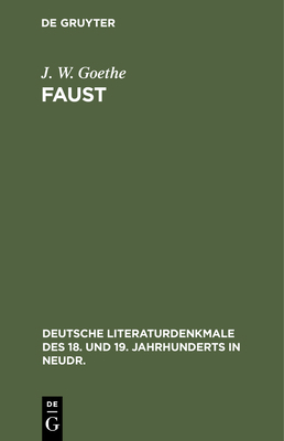 Faust: Ein Fragment [German] 311237391X Book Cover