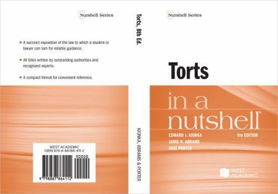 Torts in a Nutshell B0GVG8VLHZ Book Cover