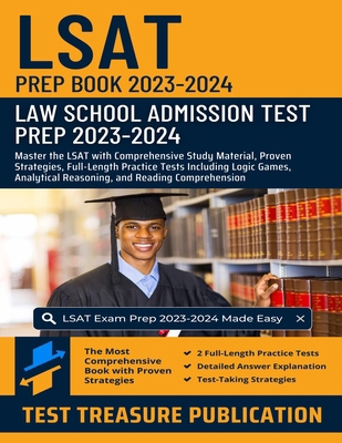 LSAT Prep Book 2023-2024: Law School Admission ... B0CV4J95RT Book Cover