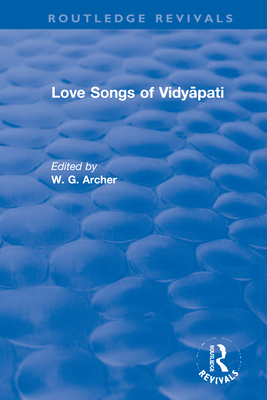 Love Songs of Vidy&#257;pati 0367611201 Book Cover