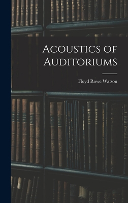 Acoustics of Auditoriums 1016378475 Book Cover