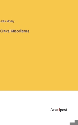 Critical Miscellanies 3382107678 Book Cover