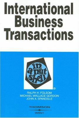 International Business Transactions in a Nutshell 031415101X Book Cover