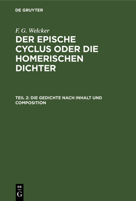 Die Gedichte Nach Inhalt Und Composition [German] 3112684893 Book Cover