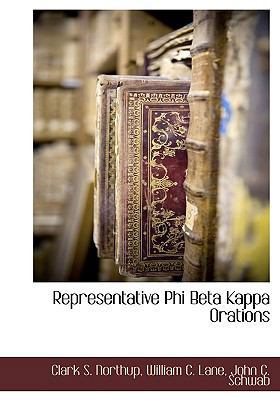 Representative Phi Beta Kappa Orations 1117702391 Book Cover