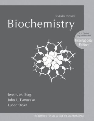 Biochemistry. Jeremy M. Berg, John L. Tymoczko,... 1429276355 Book Cover