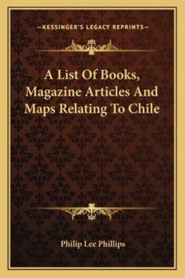 A List Of Books, Magazine Articles And Maps Rel... 1163257060 Book Cover