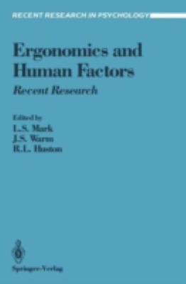 Ergonomics and Human Factors: Recent Research 0387965114 Book Cover
