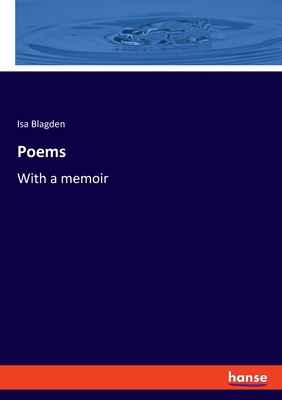 Poems: With a memoir 334809965X Book Cover