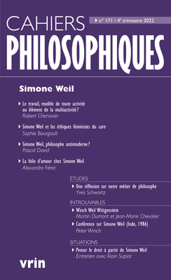 Simone Weil [French] 2711660249 Book Cover