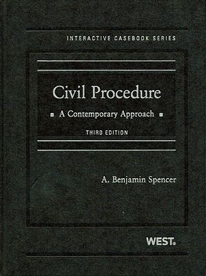 Civil Procedure: A Contemporary Approach [With ... B00A2MBM26 Book Cover