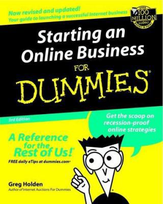 Starting an Online Business for Dummies 0764516558 Book Cover
