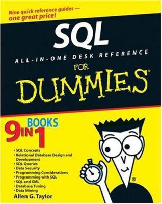 SQL All-In-One Desk Reference for Dummies 0470119284 Book Cover