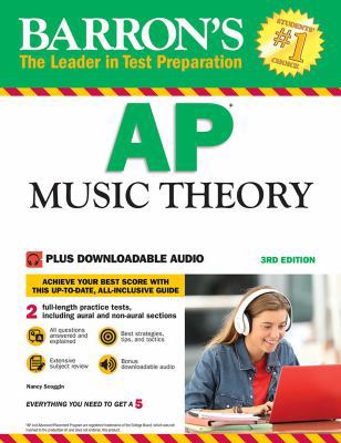 AP Music Theory: With Downloadable Audio Files 1438076770 Book Cover
