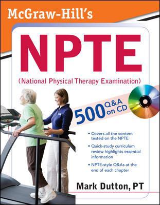 McGraw-Hill's NPTE (National Physical Therapy E... 0071486410 Book Cover