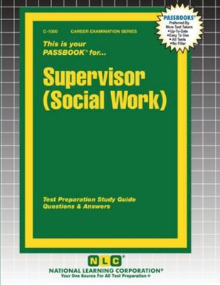 Supervisor (Social Work) 1799310000 Book Cover