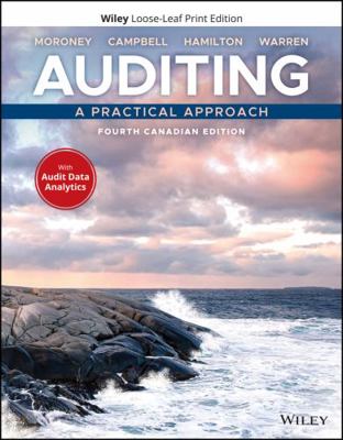 Auditing: A Practical Approach with Data Analytics 1119709512 Book Cover