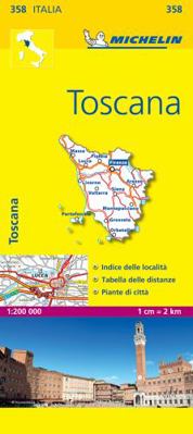 Michelin Toscana [Italian] B00CQBKTVQ Book Cover