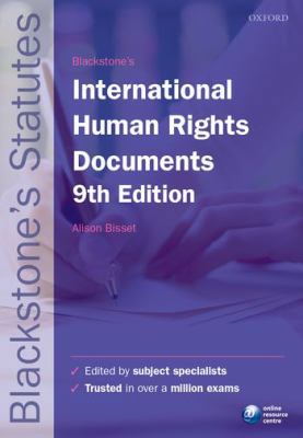Blackstone's International Human Rights Documen... 0198709552 Book Cover