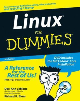 Linux For Dummies 8th Edition 0470116498 Book Cover