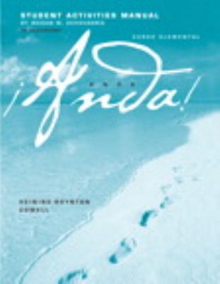 Anda! Curso Elemental: Student Activities Manual 0131845721 Book Cover