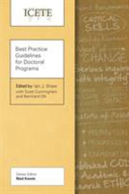 Best Practice Guidelines for Doctoral Programs 1783680806 Book Cover