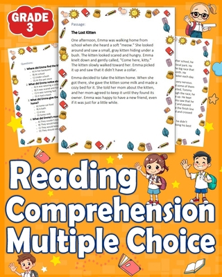 Reading Comprehension Multiple Choice Grade 3: ... B0DPFQ9QXP Book Cover