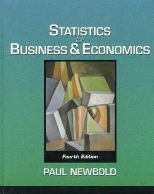 Statistics for Business and Economics 0131815954 Book Cover