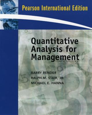 Quantitative Analysis for Management 0137129904 Book Cover