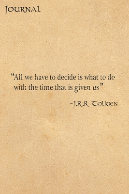 Journal: All We Have to Decide - Map of Middle ... 1726297810 Book Cover