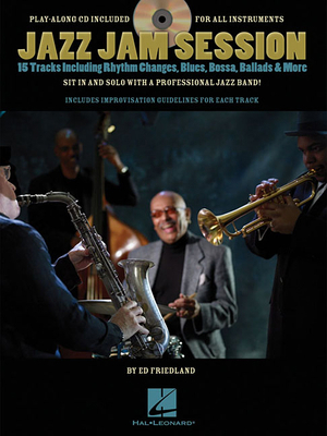 Jazz Jam Session: 15 Tracks Including Rhythm Ch... 1423465695 Book Cover