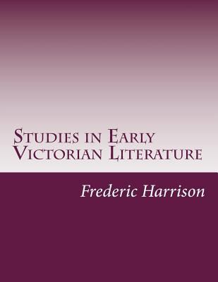 Studies in Early Victorian Literature 1499705751 Book Cover