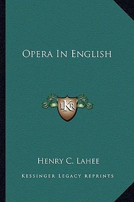 Opera In English 1162879394 Book Cover
