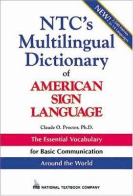 NTC's Multilingual Dictionary of American Sign ... 0844207322 Book Cover