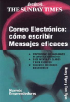Correo electrónico: Cómo escribir mensajes efic... [Spanish] 8474328608 Book Cover