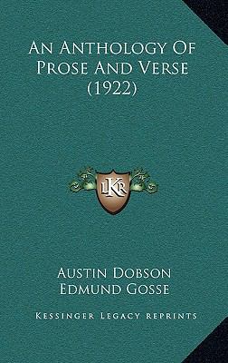 An Anthology of Prose and Verse (1922) 1164260871 Book Cover