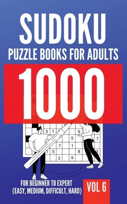 1000 Sudoku Puzzle Books For Adults For Beginne... B09SQ1GBVJ Book Cover